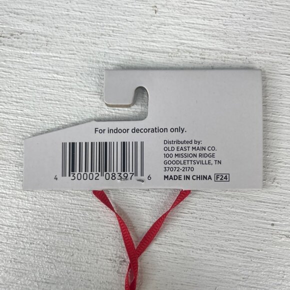 Holiday Style Christmas Ornament Set of 6 Material Knit New - Picture 8 of 8